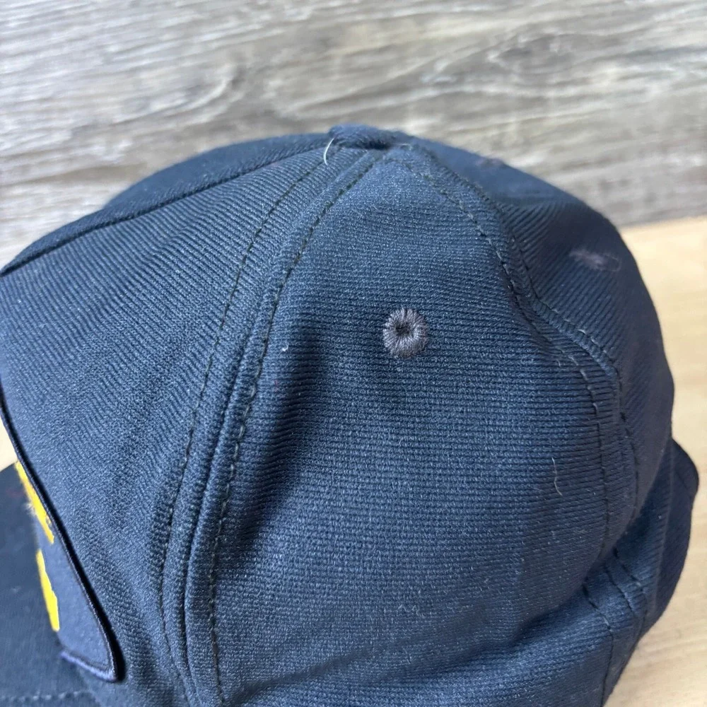 Vintage‎ WWII Veteran Hat Cap Snapback Blue USA Made Adjustable